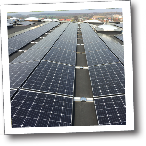 620 kWp Solarstromanlage auf Logistikzentrum