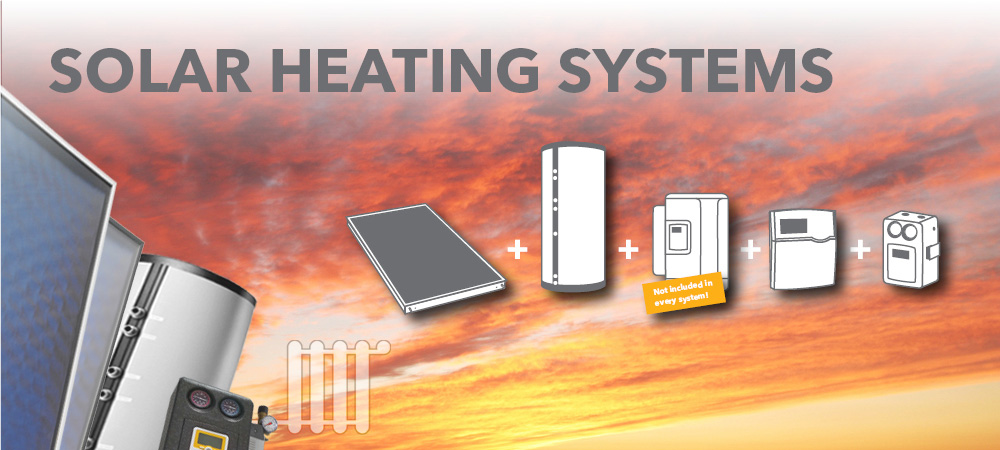 Solar heating systems