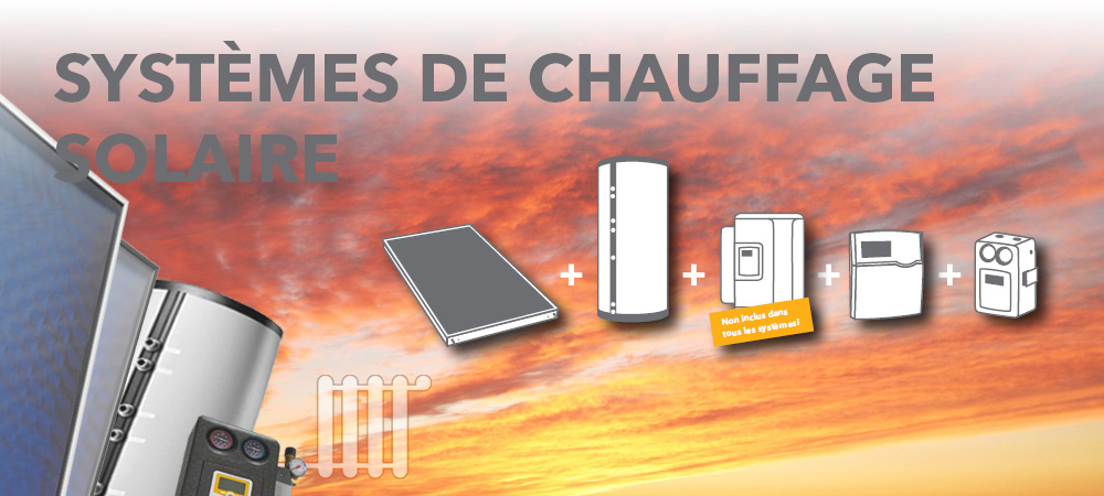 systèmes de chauffage solaire