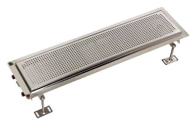 Duschrinne 810 Edelstahlabdeckung geschlossen